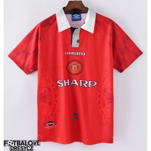 Manchester United 1996-1997 Retro Domácí Dres Krátký Rukáv